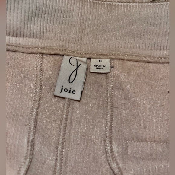 Joie Size 6 Cream Corduroy Dress Pant - Picture 2 of 2